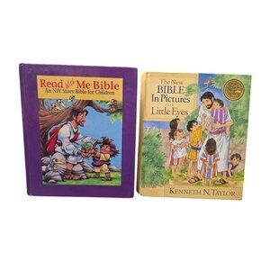 Vintage Bibles for Children Lot of Two